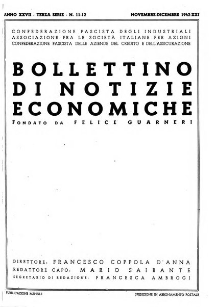 Bollettino di notizie economiche