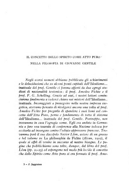 Il saggiatore pubblicazione di critica e di filosofia