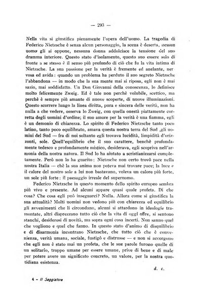 Il saggiatore pubblicazione di critica e di filosofia