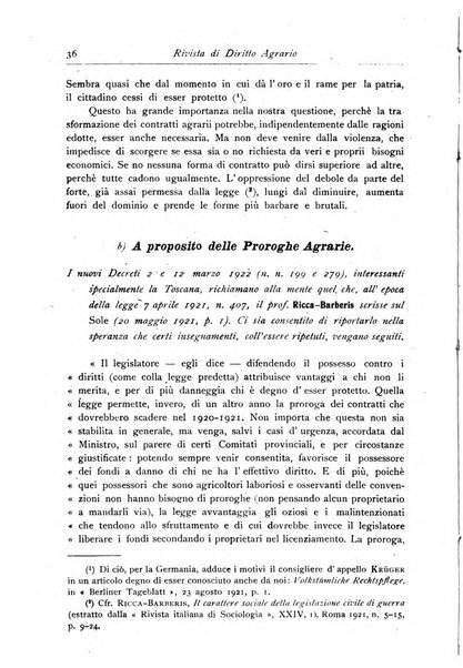 Rivista di diritto agrario organo dell'Osservatorio italiano di diritto agrario