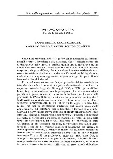 Rivista di diritto agrario organo dell'Osservatorio italiano di diritto agrario