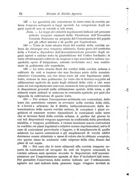 Rivista di diritto agrario organo dell'Osservatorio italiano di diritto agrario