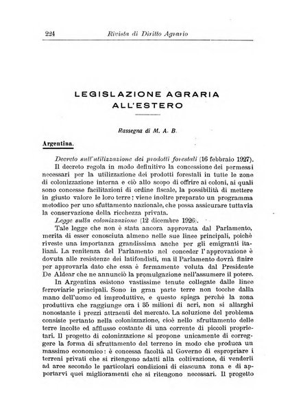 Rivista di diritto agrario organo dell'Osservatorio italiano di diritto agrario