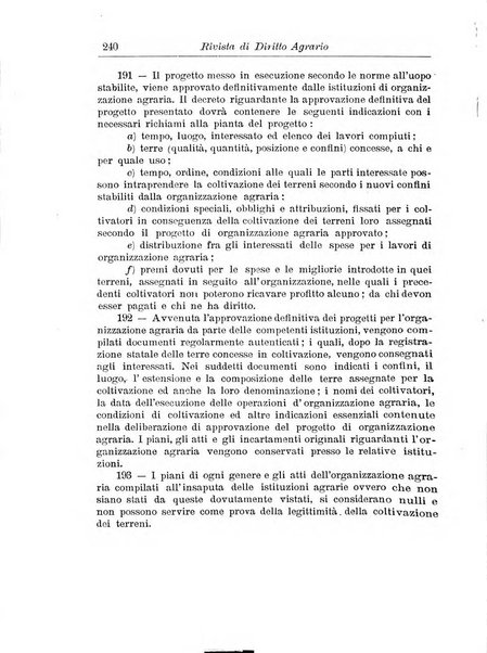 Rivista di diritto agrario organo dell'Osservatorio italiano di diritto agrario