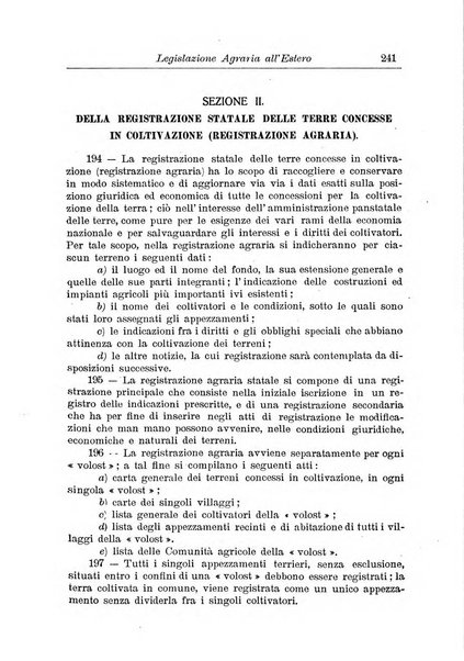 Rivista di diritto agrario organo dell'Osservatorio italiano di diritto agrario