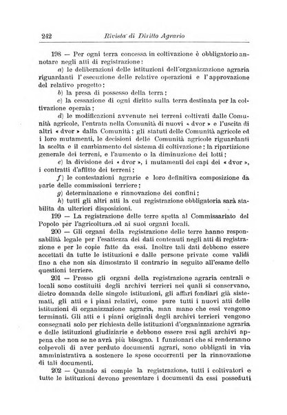 Rivista di diritto agrario organo dell'Osservatorio italiano di diritto agrario