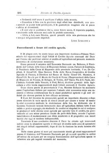 Rivista di diritto agrario organo dell'Osservatorio italiano di diritto agrario