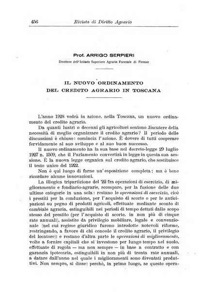 Rivista di diritto agrario organo dell'Osservatorio italiano di diritto agrario