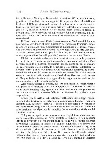 Rivista di diritto agrario organo dell'Osservatorio italiano di diritto agrario