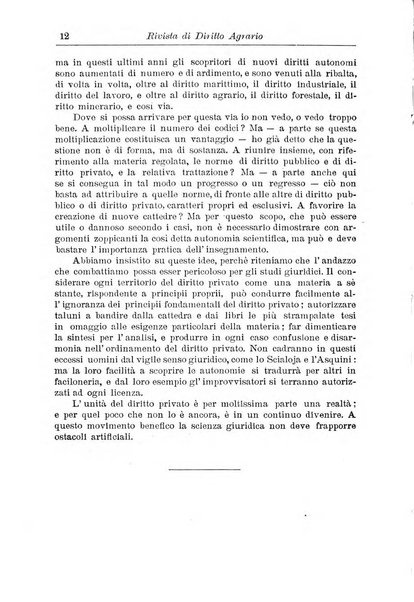 Rivista di diritto agrario organo dell'Osservatorio italiano di diritto agrario