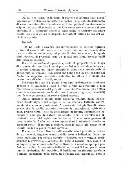 Rivista di diritto agrario organo dell'Osservatorio italiano di diritto agrario