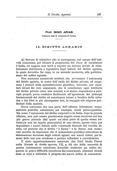 Rivista di diritto agrario organo dell'Osservatorio italiano di diritto agrario