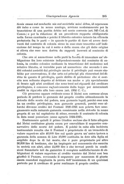 Rivista di diritto agrario organo dell'Osservatorio italiano di diritto agrario