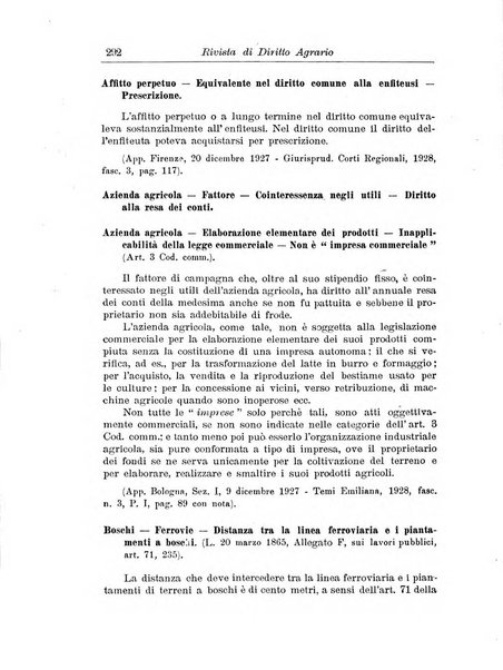 Rivista di diritto agrario organo dell'Osservatorio italiano di diritto agrario