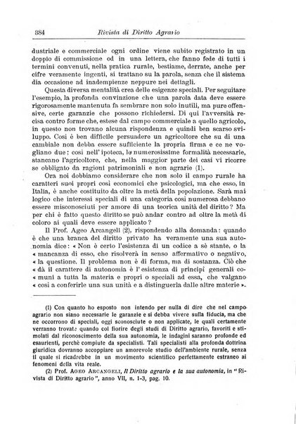 Rivista di diritto agrario organo dell'Osservatorio italiano di diritto agrario