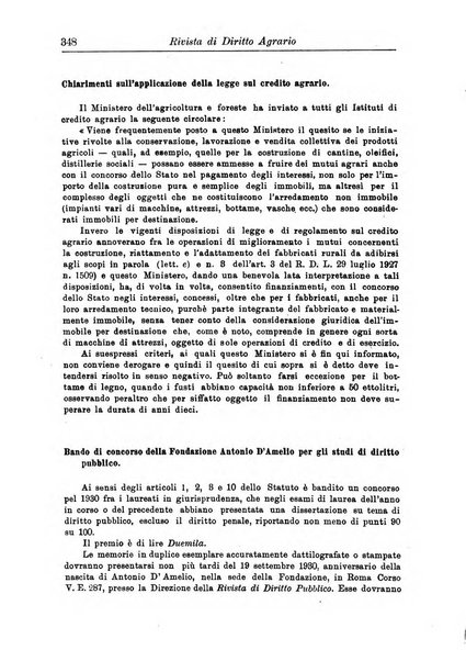 Rivista di diritto agrario organo dell'Osservatorio italiano di diritto agrario