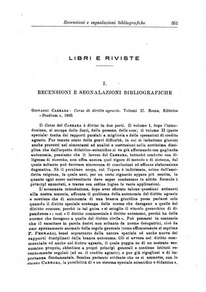 Rivista di diritto agrario organo dell'Osservatorio italiano di diritto agrario