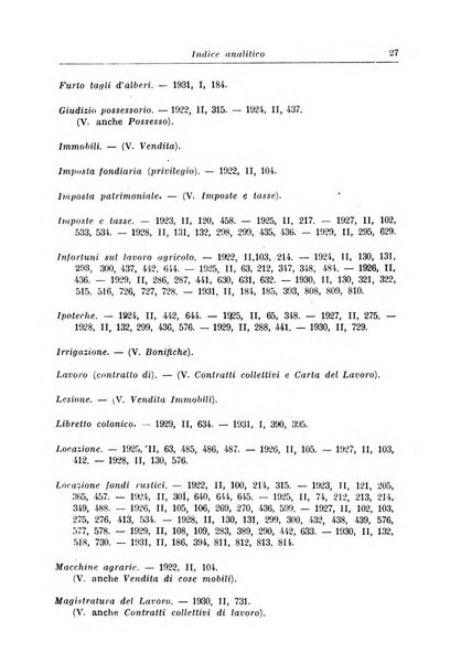 Rivista di diritto agrario organo dell'Osservatorio italiano di diritto agrario