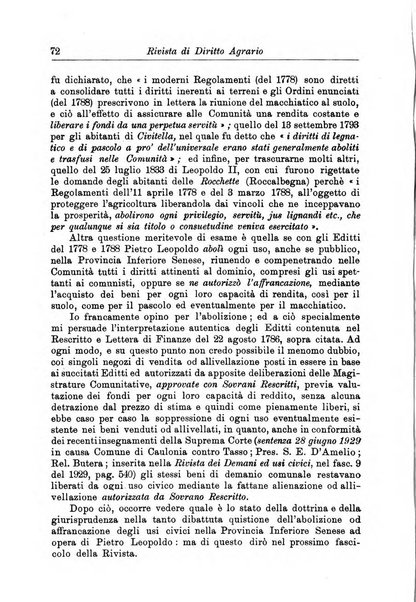 Rivista di diritto agrario organo dell'Osservatorio italiano di diritto agrario