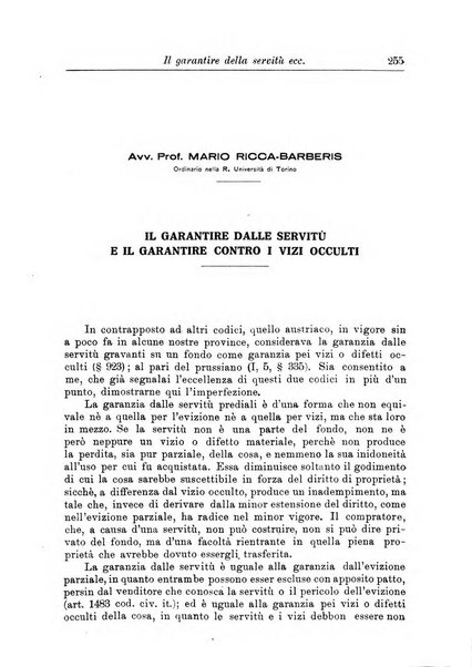 Rivista di diritto agrario organo dell'Osservatorio italiano di diritto agrario