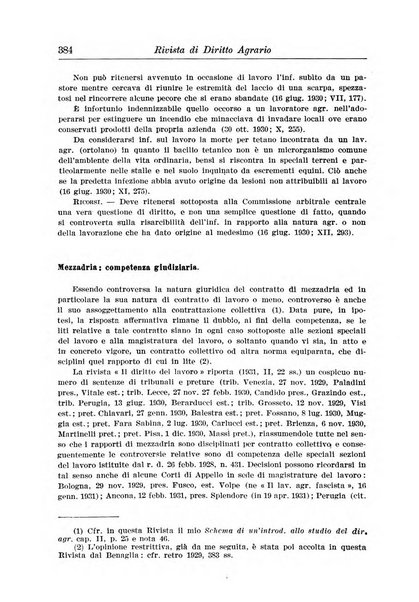 Rivista di diritto agrario organo dell'Osservatorio italiano di diritto agrario