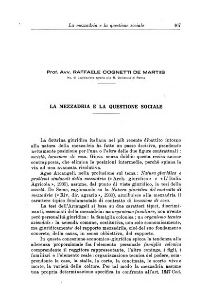 Rivista di diritto agrario organo dell'Osservatorio italiano di diritto agrario