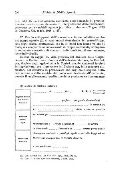 Rivista di diritto agrario organo dell'Osservatorio italiano di diritto agrario