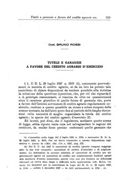 Rivista di diritto agrario organo dell'Osservatorio italiano di diritto agrario