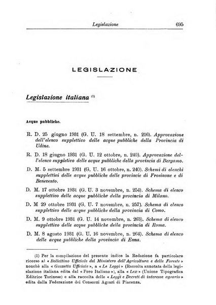 Rivista di diritto agrario organo dell'Osservatorio italiano di diritto agrario