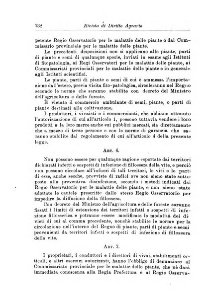 Rivista di diritto agrario organo dell'Osservatorio italiano di diritto agrario