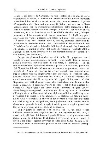 Rivista di diritto agrario organo dell'Osservatorio italiano di diritto agrario