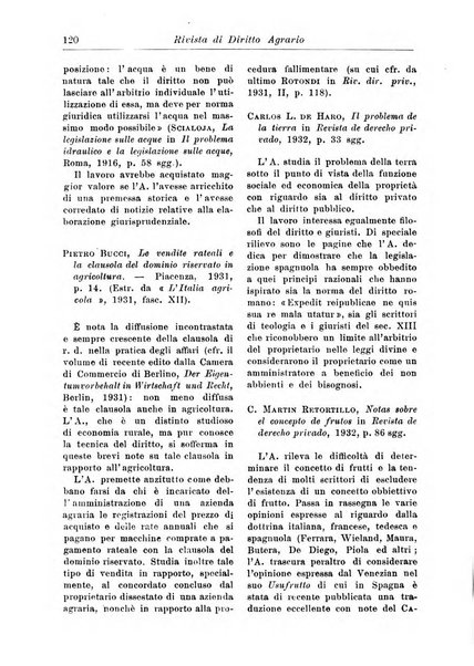 Rivista di diritto agrario organo dell'Osservatorio italiano di diritto agrario