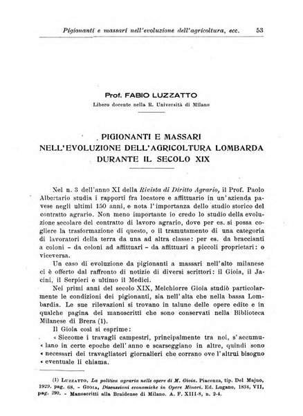 Rivista di diritto agrario organo dell'Osservatorio italiano di diritto agrario