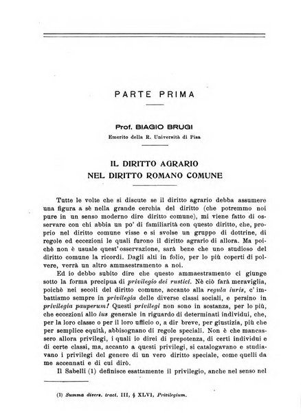 Rivista di diritto agrario organo dell'Osservatorio italiano di diritto agrario