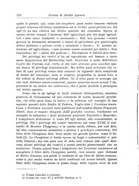 Rivista di diritto agrario organo dell'Osservatorio italiano di diritto agrario