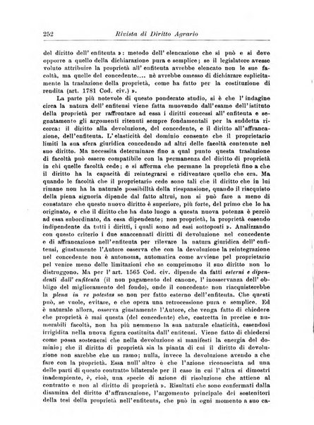 Rivista di diritto agrario organo dell'Osservatorio italiano di diritto agrario