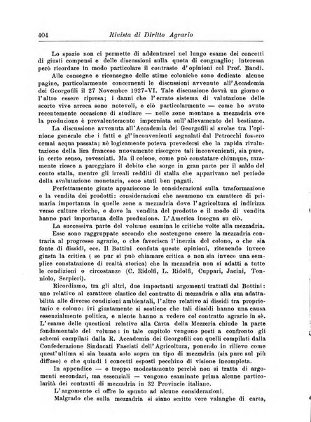 Rivista di diritto agrario organo dell'Osservatorio italiano di diritto agrario