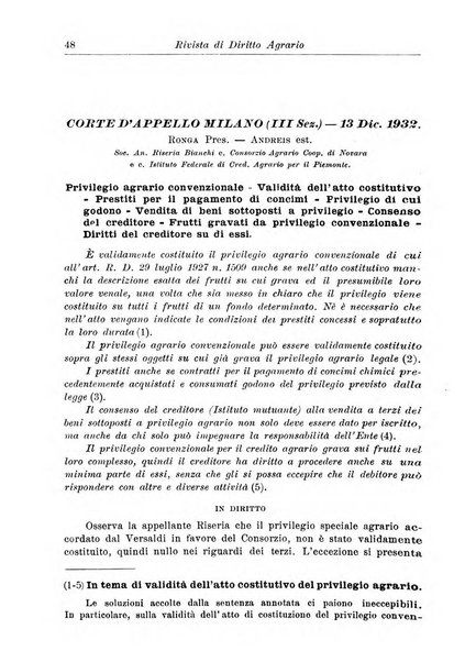 Rivista di diritto agrario organo dell'Osservatorio italiano di diritto agrario