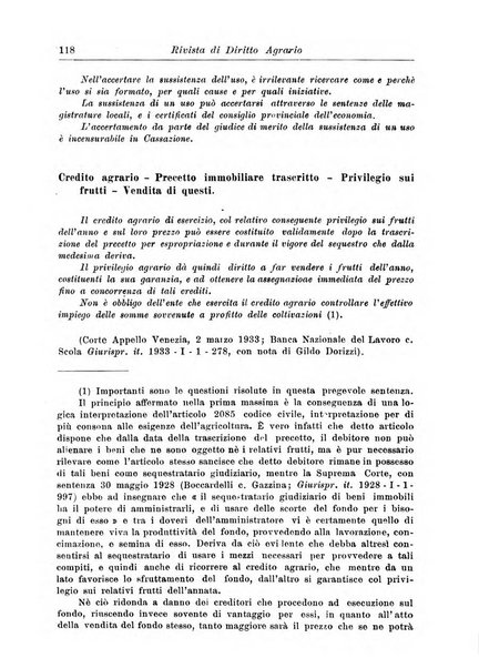 Rivista di diritto agrario organo dell'Osservatorio italiano di diritto agrario