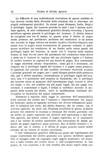 Rivista di diritto agrario organo dell'Osservatorio italiano di diritto agrario