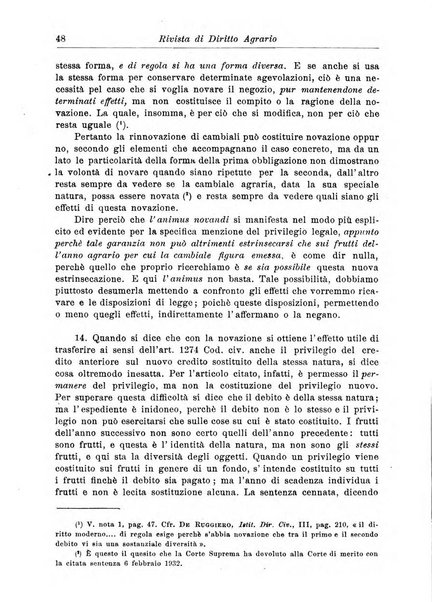 Rivista di diritto agrario organo dell'Osservatorio italiano di diritto agrario