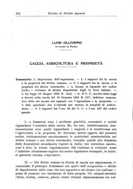 Rivista di diritto agrario organo dell'Osservatorio italiano di diritto agrario