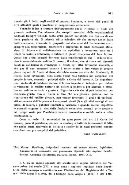 Rivista di diritto agrario organo dell'Osservatorio italiano di diritto agrario