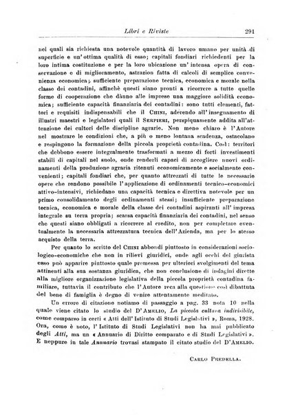 Rivista di diritto agrario organo dell'Osservatorio italiano di diritto agrario