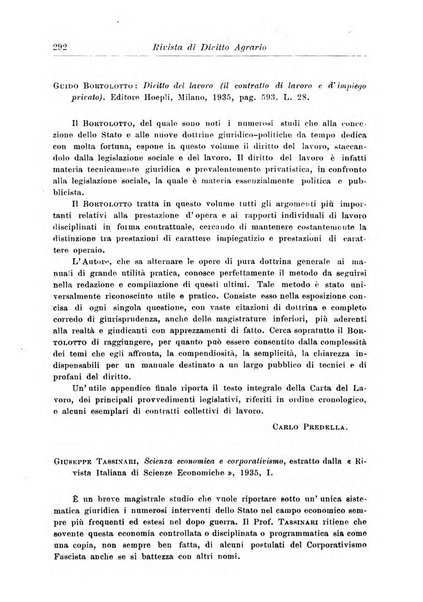 Rivista di diritto agrario organo dell'Osservatorio italiano di diritto agrario