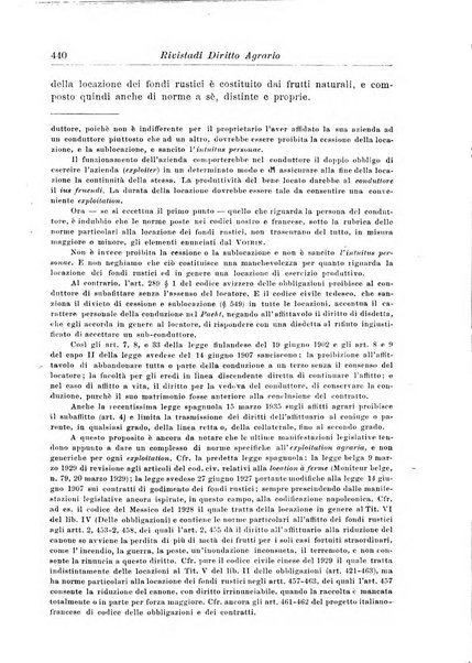 Rivista di diritto agrario organo dell'Osservatorio italiano di diritto agrario