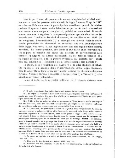 Rivista di diritto agrario organo dell'Osservatorio italiano di diritto agrario