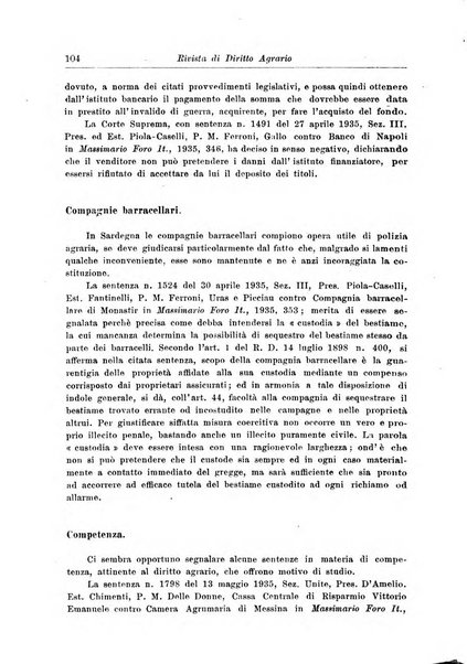 Rivista di diritto agrario organo dell'Osservatorio italiano di diritto agrario