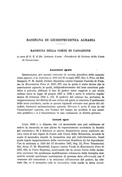 Rivista di diritto agrario organo dell'Osservatorio italiano di diritto agrario