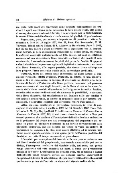 Rivista di diritto agrario organo dell'Osservatorio italiano di diritto agrario